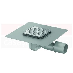 Gura de scurgere ACO MG, cu descarcare orizontala, gratar 95mm x 95mm, cod 2245.30.10