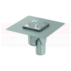 Gura de scurgere ACO MG, cu descarcare orizontala, gratar 95mm x 95mm, cod 2245.50.10