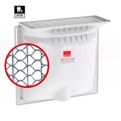 Curte de lumina ACO Therm 800 x 600 x 400 mm, cu gratar din plasa expandata, kit de montaj inclus