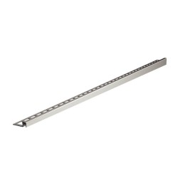 Profil din inox pentru compensare panta dus, ACO ShowerStep, stanga, lungime 990mm, inaltime 12.5 mm, finisaj mat